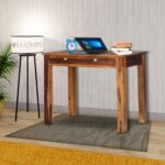 Wooden Galaxy Rosewood Study Desk with 2 Drawer – Brown Finish