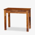 Wooden Galaxy Rosewood Study Desk with 2 Drawer – Brown Finish - Image 4