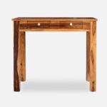 Wooden Galaxy Rosewood Study Desk with 2 Drawer – Brown Finish - Image 8