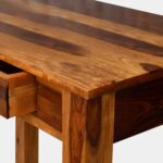 Wooden Galaxy Rosewood Study Desk with 2 Drawer – Brown Finish - Image 6