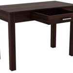 Wooden Galaxy Rosewood Study Desk with a Practical Work Surface – Brown Finish