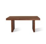 Wooden Galaxy Solid Sheesham Wood Dining Table Set – Natural Finish - Image 2