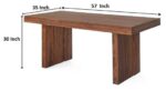 Wooden Galaxy Solid Sheesham Wood Dining Table Set – Natural Finish - Image 4