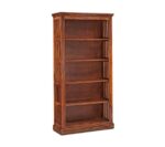 Wooden Galaxy Solid Sheesham Wood Bookshelf – Cozy Honey Finish - Image 5