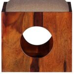 Wooden Galaxy Solid Sheesham Wood Coffee Table – Coffee Colour Finish - Image 2