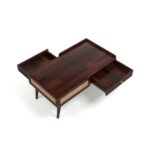 Wooden Galaxy Solid Sheesham Wood Bohemian Coffee Table with 2 Drawers - Image 3