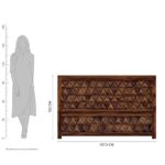 Wooden Galaxy Solid Wood Queen Size Bed with a Sturdy Solid Wood Frame - Image 2
