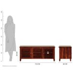 Wooden Galaxy Wood Shoe Storage Bench with 6 Tier (Style 5) – Premium Quality - Image 2