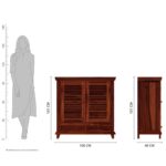Wooden Galaxy Wood Bench with 4 Tier (Style 3) – Premium Quality - Image 4