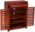 Wooden Galaxy Wood Shoe Storage Bench with 3 Tier (Style 02) - Image 3