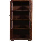 Wooden Galaxy Solid Sheesham Wood Bookshelf with Open Storage Shelves (Style 03) - Image 6
