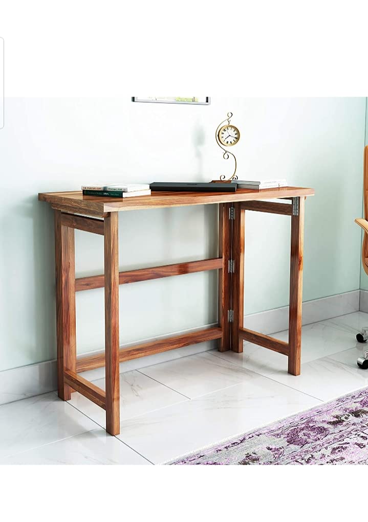 51952-WxB4S-1.jpg Wooden Galaxy Solid Sheesham Wood Study Desk with a Practical Work Surface - Image 1