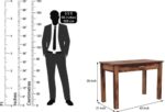 Wooden Galaxy Rose Wood Study Desk with a Practical Work Surface - Image 4