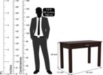 Wooden Galaxy Rose Wood Study Desk with a Practical Work Surface - Image 4