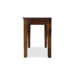Wooden Galaxy Rosewood Study Desk with 2 Drawer – Brown Finish - Image 4