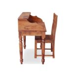 Wooden Galaxy Rosewood Study Desk with a Practical Work Surface – Brown Finish - Image 3