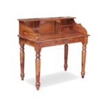 Wooden Galaxy Rosewood Study Desk with a Practical Work Surface – Brown Finish - Image 6