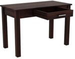 Wooden Galaxy Rosewood Study Desk with a Practical Work Surface – Brown Finish