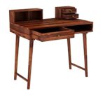 Wooden Galaxy Rosewood Study Desk with 3 Drawer – Brown Finish - Image 4
