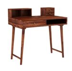Wooden Galaxy Rosewood Study Desk with 3 Drawer – Brown Finish - Image 6