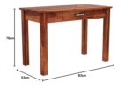 Wooden Galaxy Solid Sheesham Wood Study Desk with a Practical Work Surface - Image 2