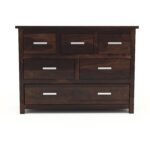 Wooden Galaxy Solid Sheesham Wood Chest of Drawers – Toy Walnut Finish - Image 2