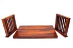 Wooden Galaxy Solid Sheesham Wood Dining Table Set with 7 Piece (Design 01) - Image 6