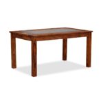 Wooden Galaxy Solid Sheesham Wood Dining Table Set with 6 Seater – Brown Finish - Image 6