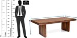 Wooden Galaxy Solid Sheesham Wood Dining Table Set – Natural Finish - Image 5