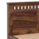 Wooden Galaxy Solid Sheesham Wood King Size Bed – Honey Brown Finish - Image 4