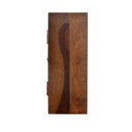 Wooden Galaxy Solid Sheesham Wood Bookshelf with 1 Drawer (Design 11) - Image 3