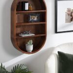 Wooden Galaxy Solid Sheesham Wood Bookshelf with Open Storage Shelves