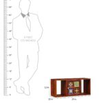 Wooden Galaxy Solid Sheesham Wood Bookshelf with 1 Drawer (Design 04) - Image 7