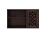 Wooden Galaxy Solid Sheesham Wood Bookshelf with 1 Drawer (Design 18) - Image 3
