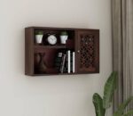 Wooden Galaxy Solid Sheesham Wood Bookshelf with 1 Drawer (Design 18) - Image 6