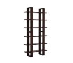 Wooden Galaxy Solid Sheesham Wood Bookshelf with Open Storage Shelves - Image 3
