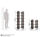 Wooden Galaxy Solid Sheesham Wood Bookshelf with Open Storage Shelves - Image 4
