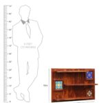 Wooden Galaxy Solid Sheesham Wood Bookshelf with Open Storage Shelves - Image 4