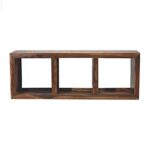 Wooden Galaxy Solid Sheesham Wood Shelf with a Solid Wood Build – Brown Finish - Image 3