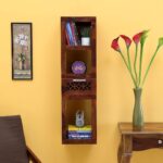 Wooden Galaxy Wood Bookshelf with 3 Shelf – Brown Finish – Premium Quality - Image 2