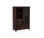 Wooden Galaxy Solid Sheesham Wood Bookshelf with 5 Shelf – Toy Walnut Finish - Image 2