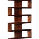 Wooden Galaxy Wood Bookshelf with 5 Shelf – Brown Finish – Premium Quality - Image 4