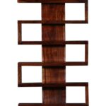 Wooden Galaxy Wood Bookshelf with 5 Shelf – Brown Finish – Premium Quality - Image 3