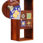Wooden Galaxy Wood Bookshelf with 3 Shelf – Brown Finish – Premium Quality - Image 3