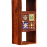 Wooden Galaxy Wood Bookshelf with 3 Shelf – Brown Finish – Premium Quality - Image 8