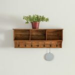Wooden Galaxy Solid Sheesham Wood Bookshelf with Open Storage Shelves - Image 4
