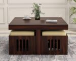 Wooden Galaxy Solid Sheesham Wood Coffee Table for Home & Office Use - Image 2
