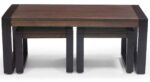 Wooden Galaxy Solid Sheesham Wood Coffee Table – Coffee Colour Finish - Image 2