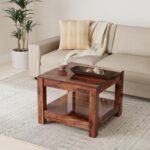 Wooden Galaxy Solid Sheesham Wood Coffee Table for Home & Office Use