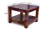 Wooden Galaxy Solid Sheesham Wood Coffee Table for Home & Office Use - Image 2